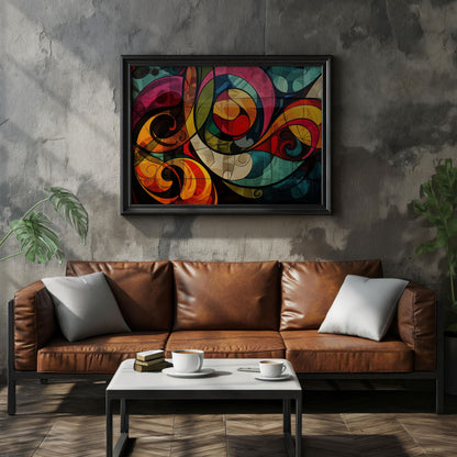 Rhythmic Reverie | Metal Framed Poster