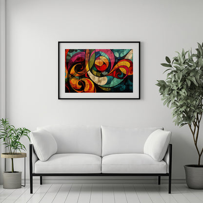 Rhythmic Reverie | Metal Framed Poster