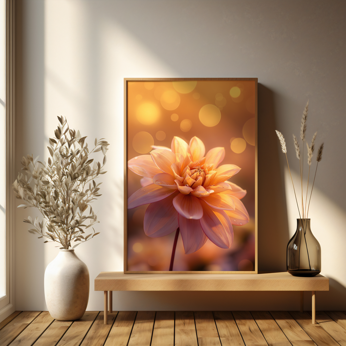 Golden Embraces | Acrylic Print