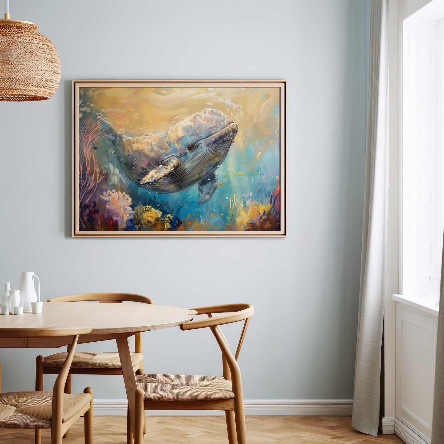 Gentle Giant of the Depths | Wooden Framed Poster