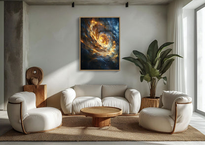 Celestial Serenity | Wooden Framed Poster