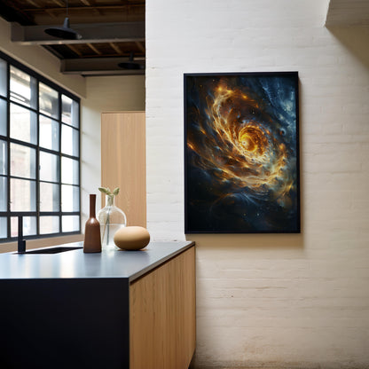 Celestial Serenity | Wooden Framed Poster