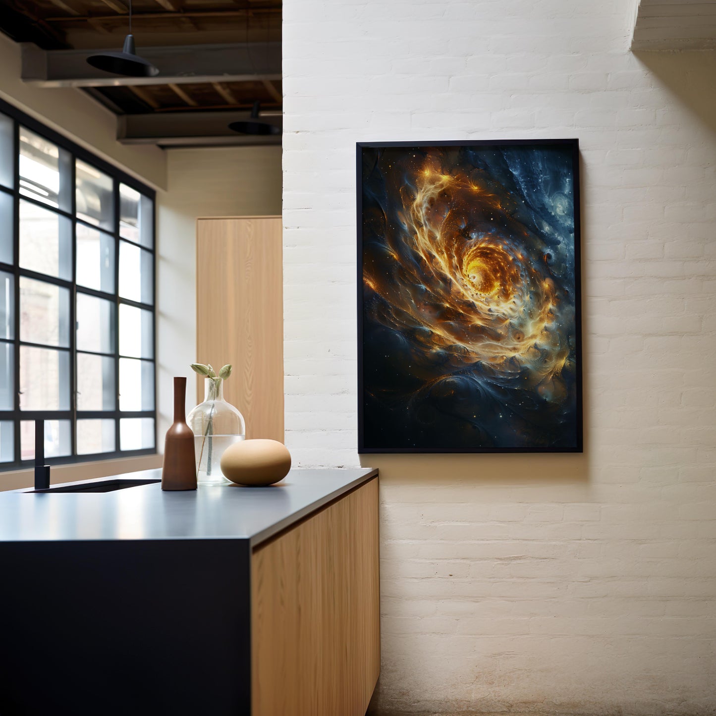 Celestial Serenity | Brushed Aluminum Print