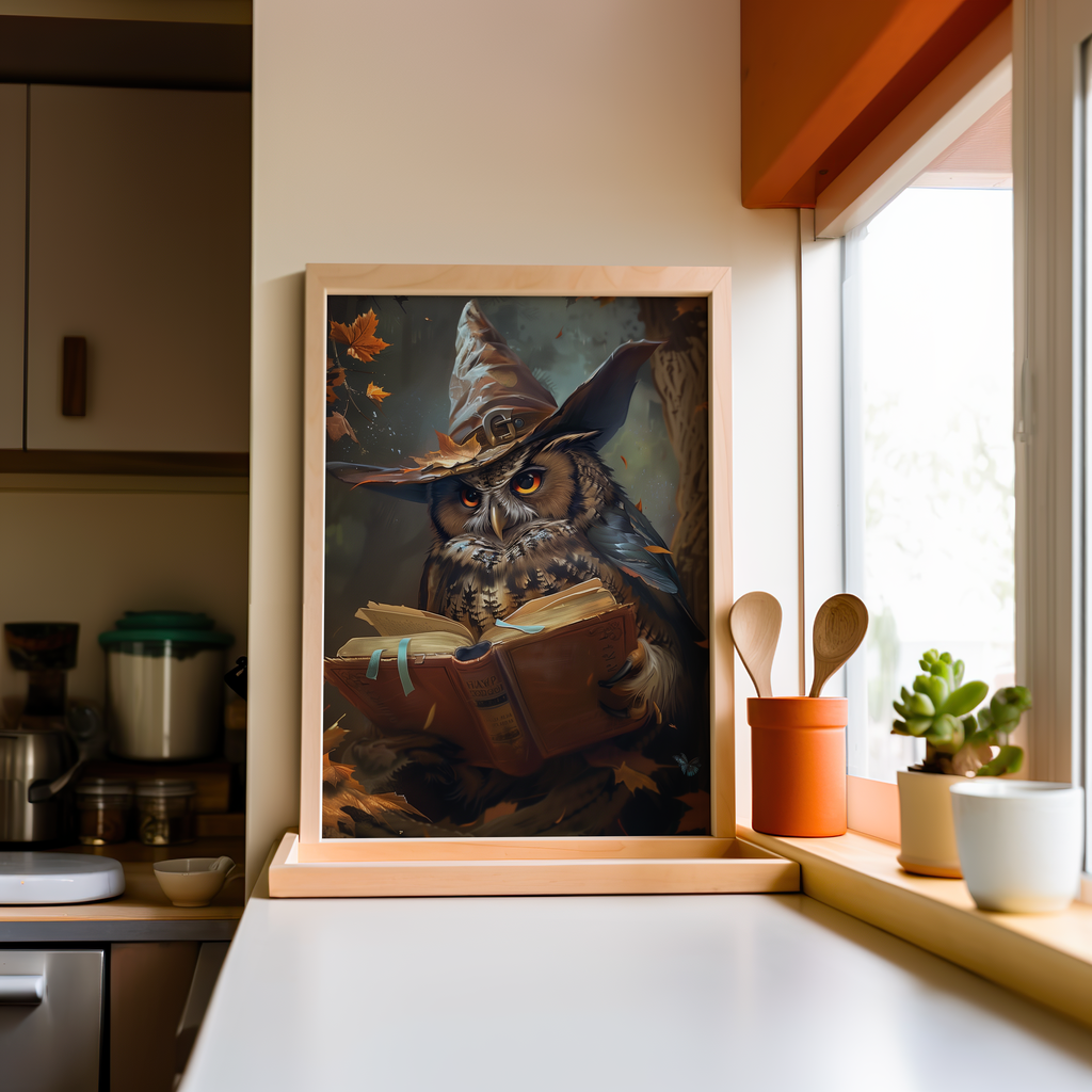 The Scholarly Spellcaster | Canvas