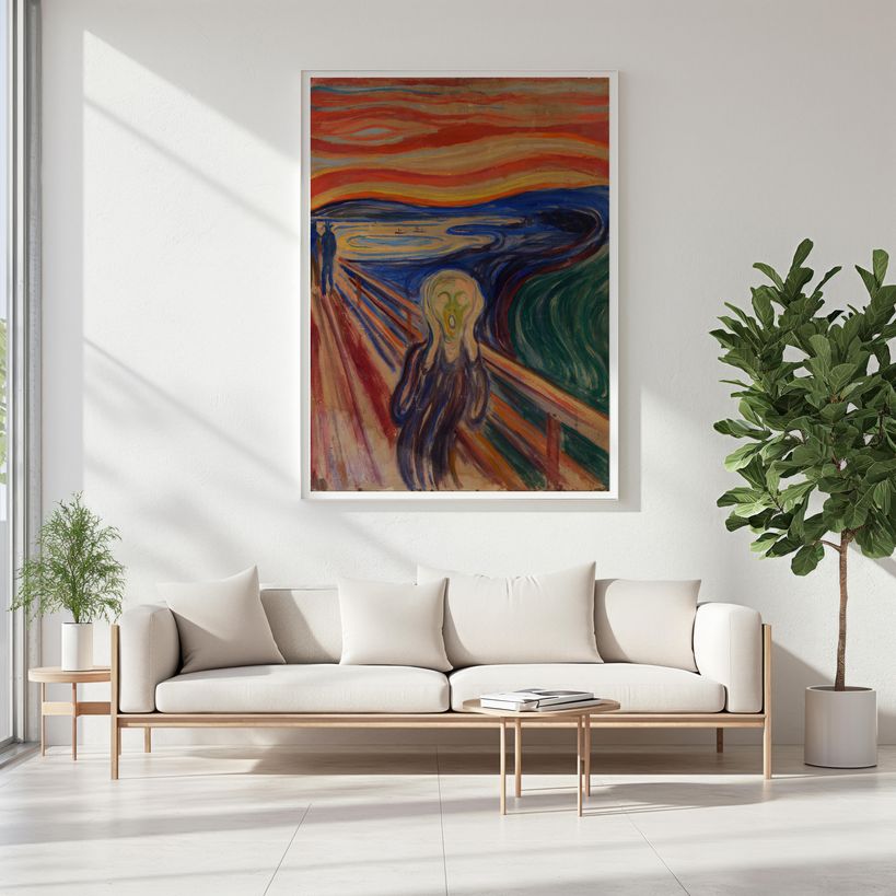 The Scream | Wooden Framed Poster