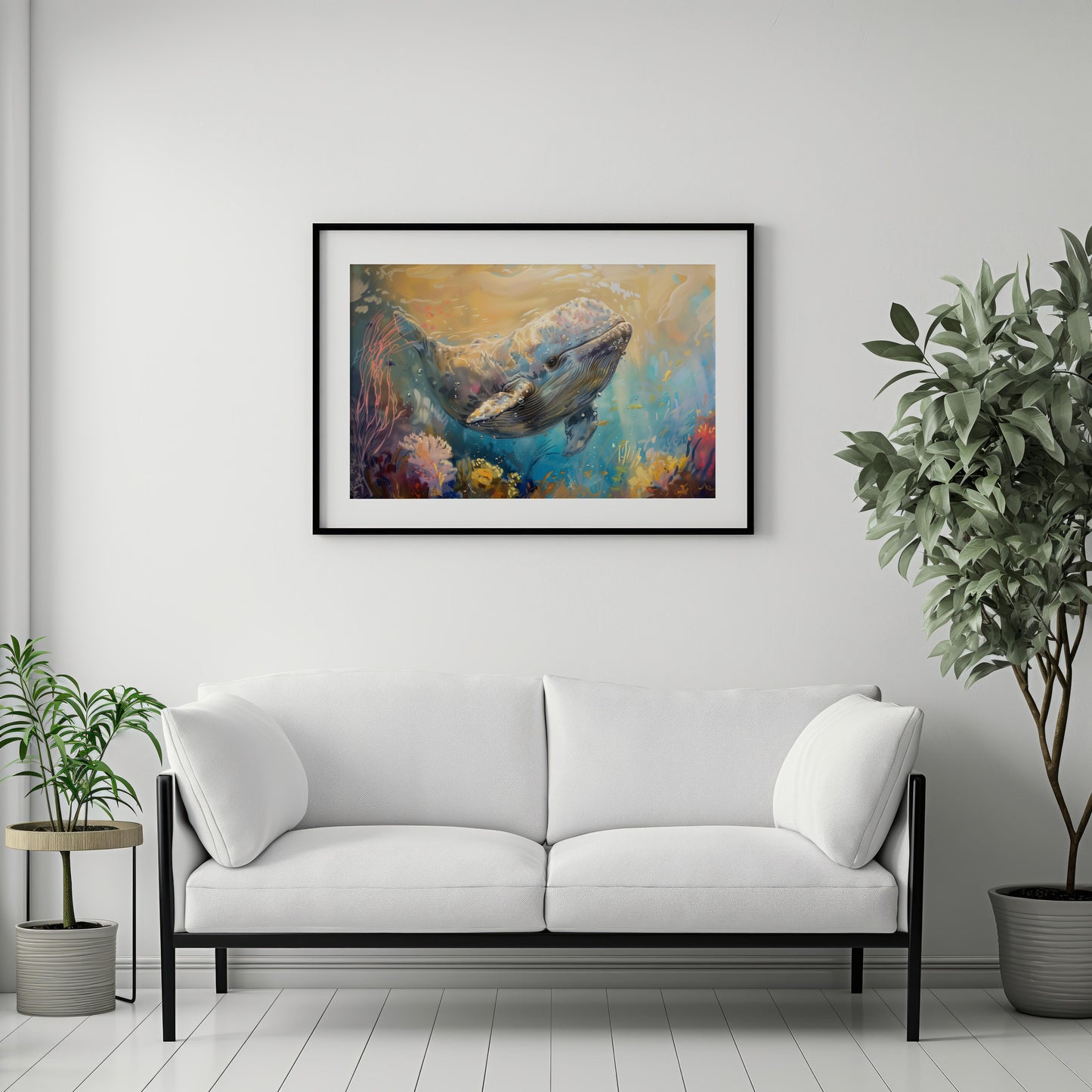 Gentle Giant of the Depths | Wooden Framed Poster