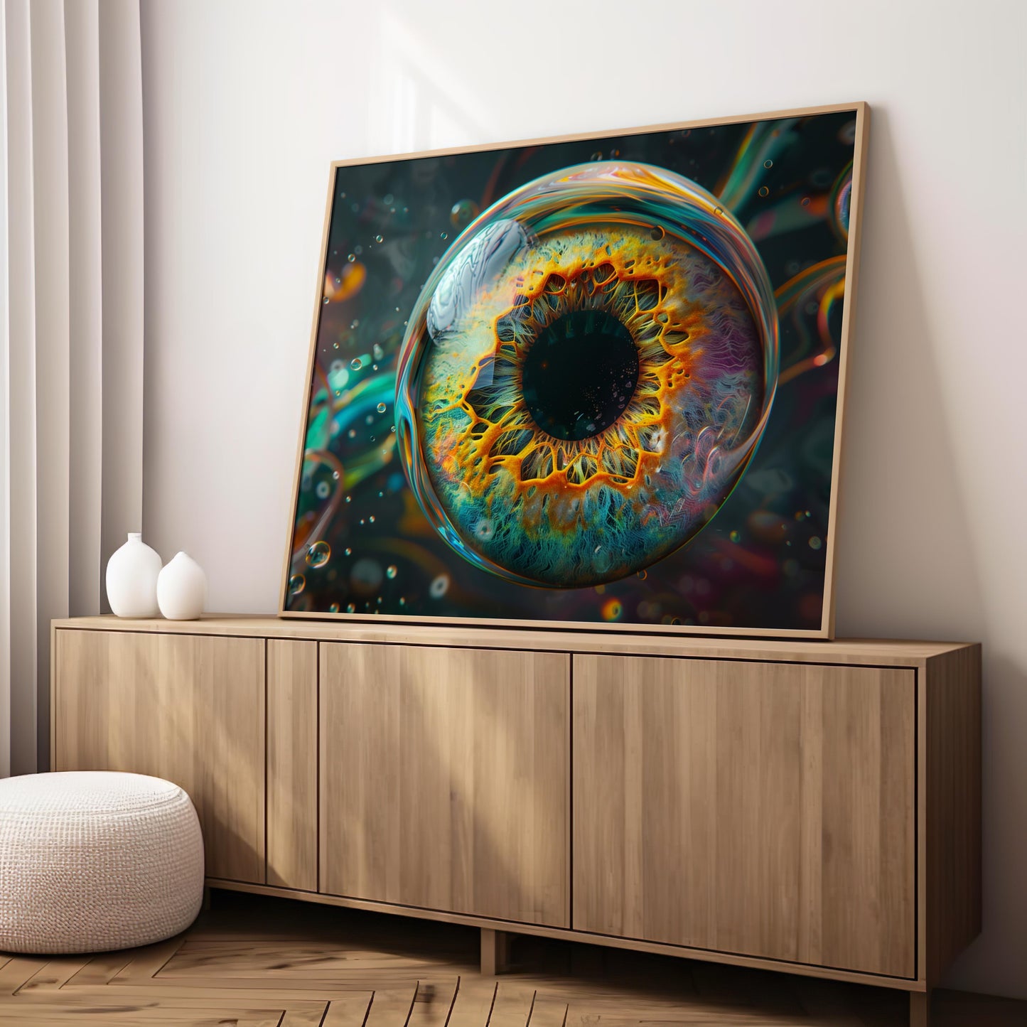 Spectral Gaze | Metal Framed Poster