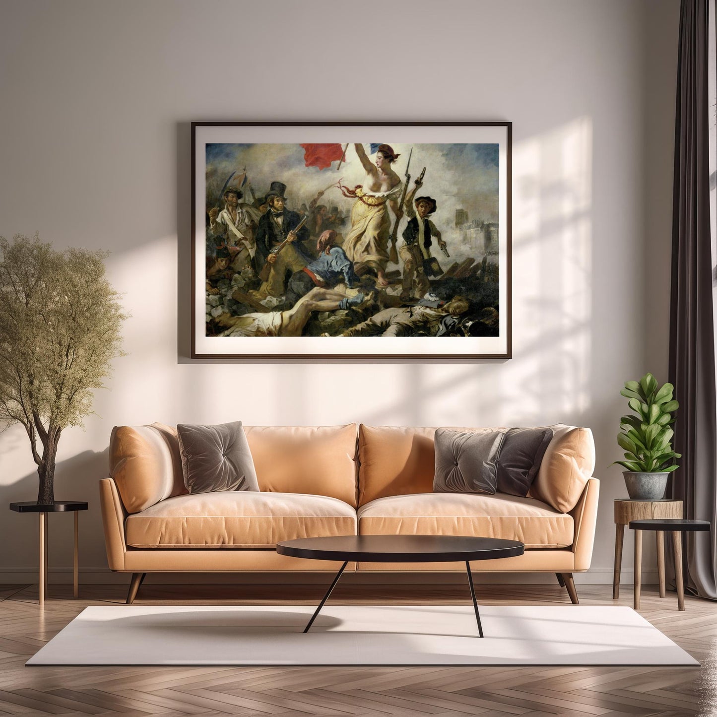 Liberty Leading the People | Premium Wooden Framed Poster