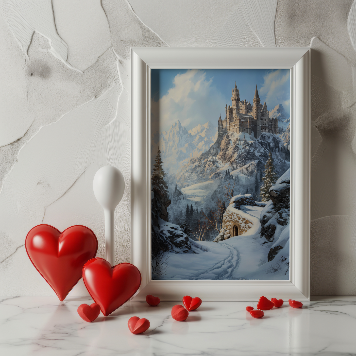 Winterlands of Wonder | Aluminum Print