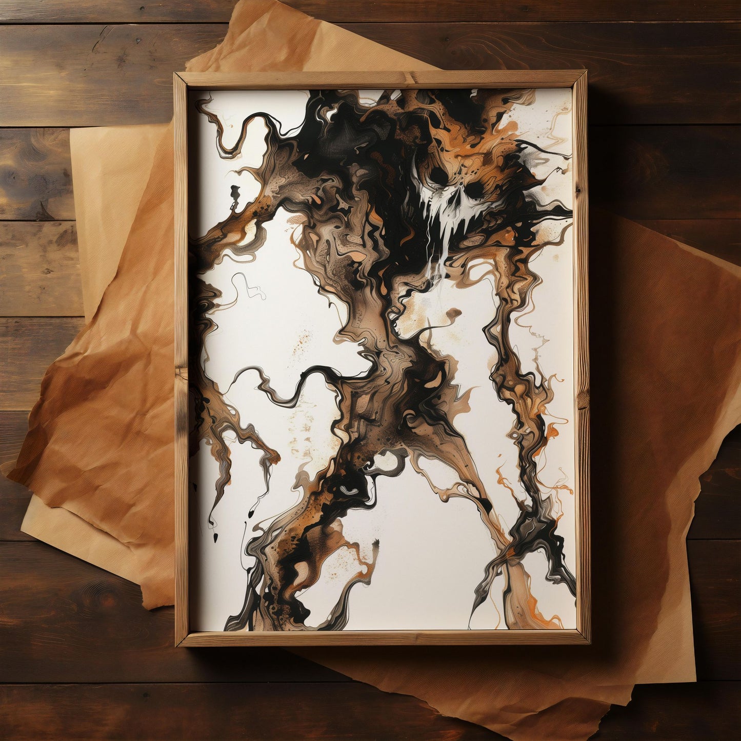 Abyssal Whisper 2 | Wooden Framed Poster