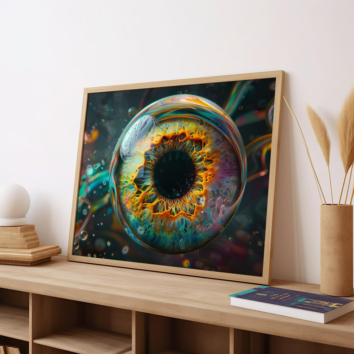 Spectral Gaze | Wooden Framed Poster