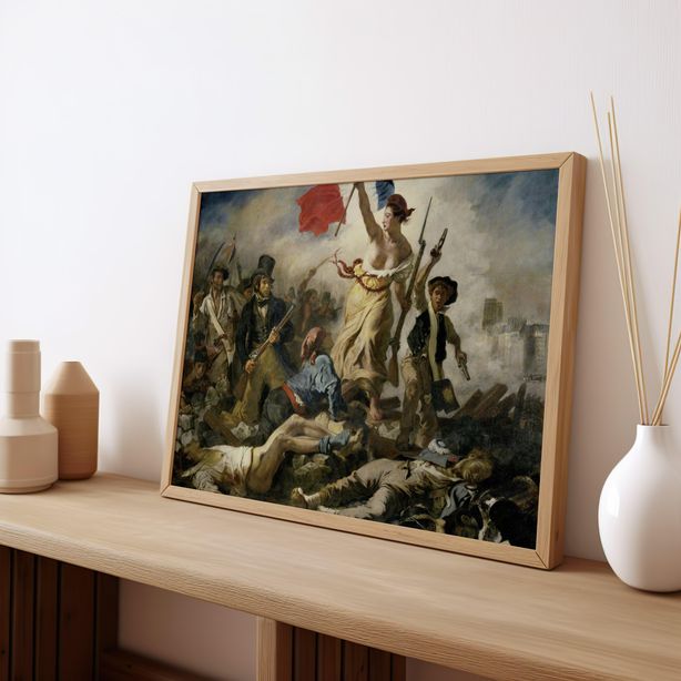 Liberty Leading the People | Premium Wooden Framed Poster