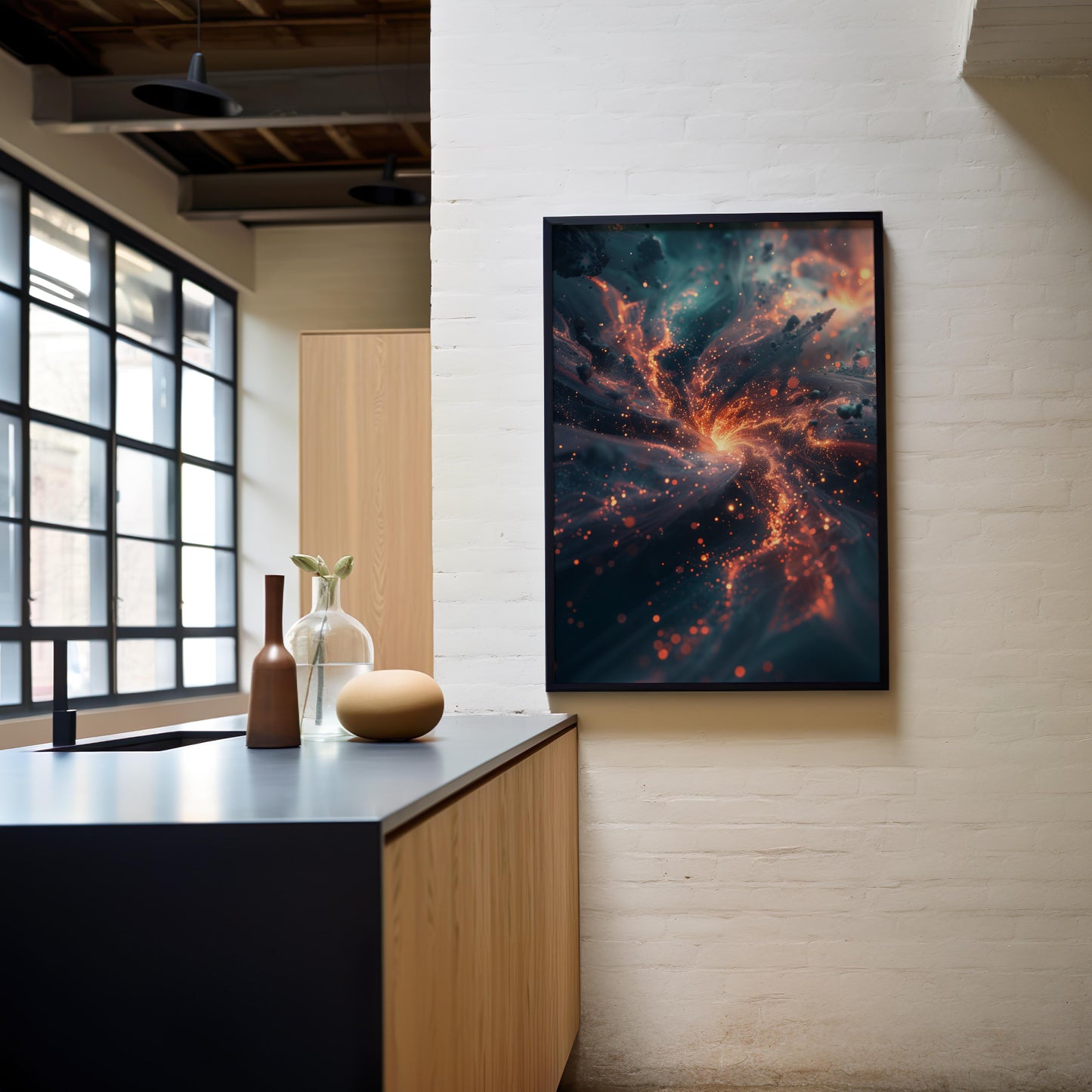 Birth of a New World | Brushed Aluminum Print