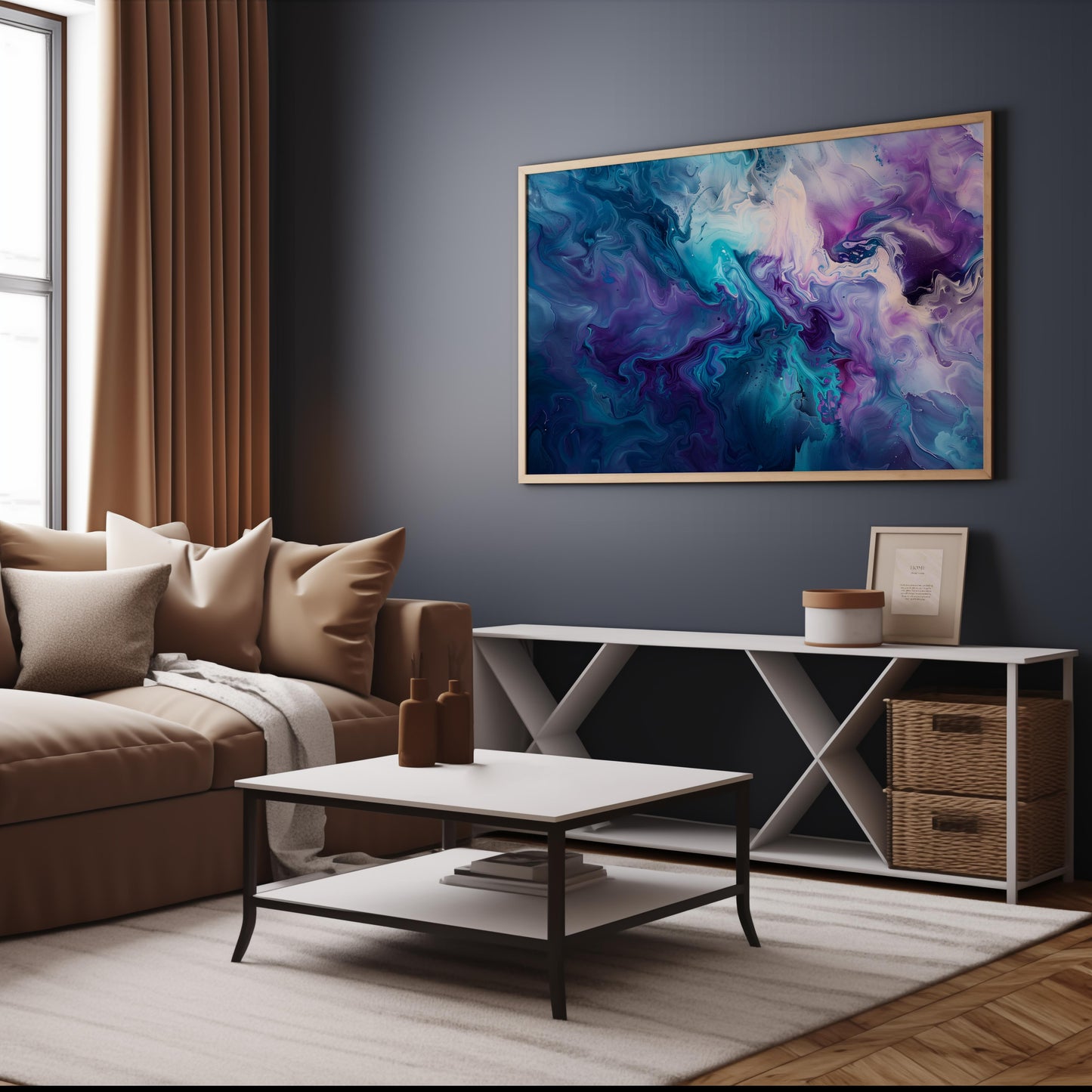 Nebulous Rhapsody | Premium Wooden Framed Poster