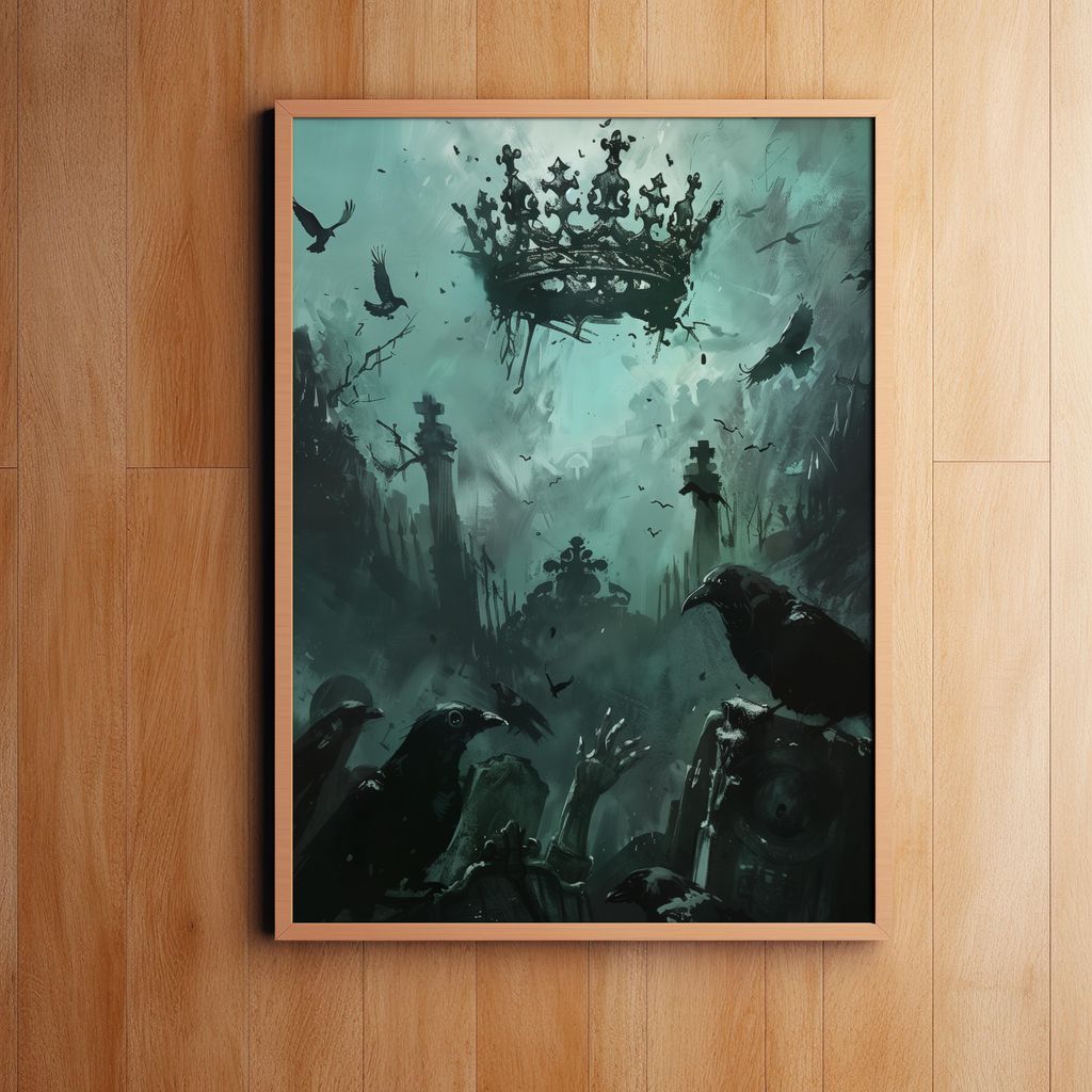 Echoes of the Fallen Crown | Metal Framed Poster