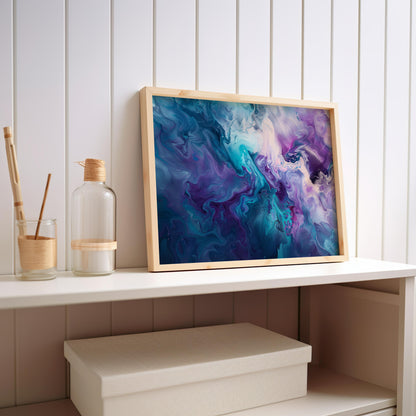 Nebulous Rhapsody | Premium Wooden Framed Poster