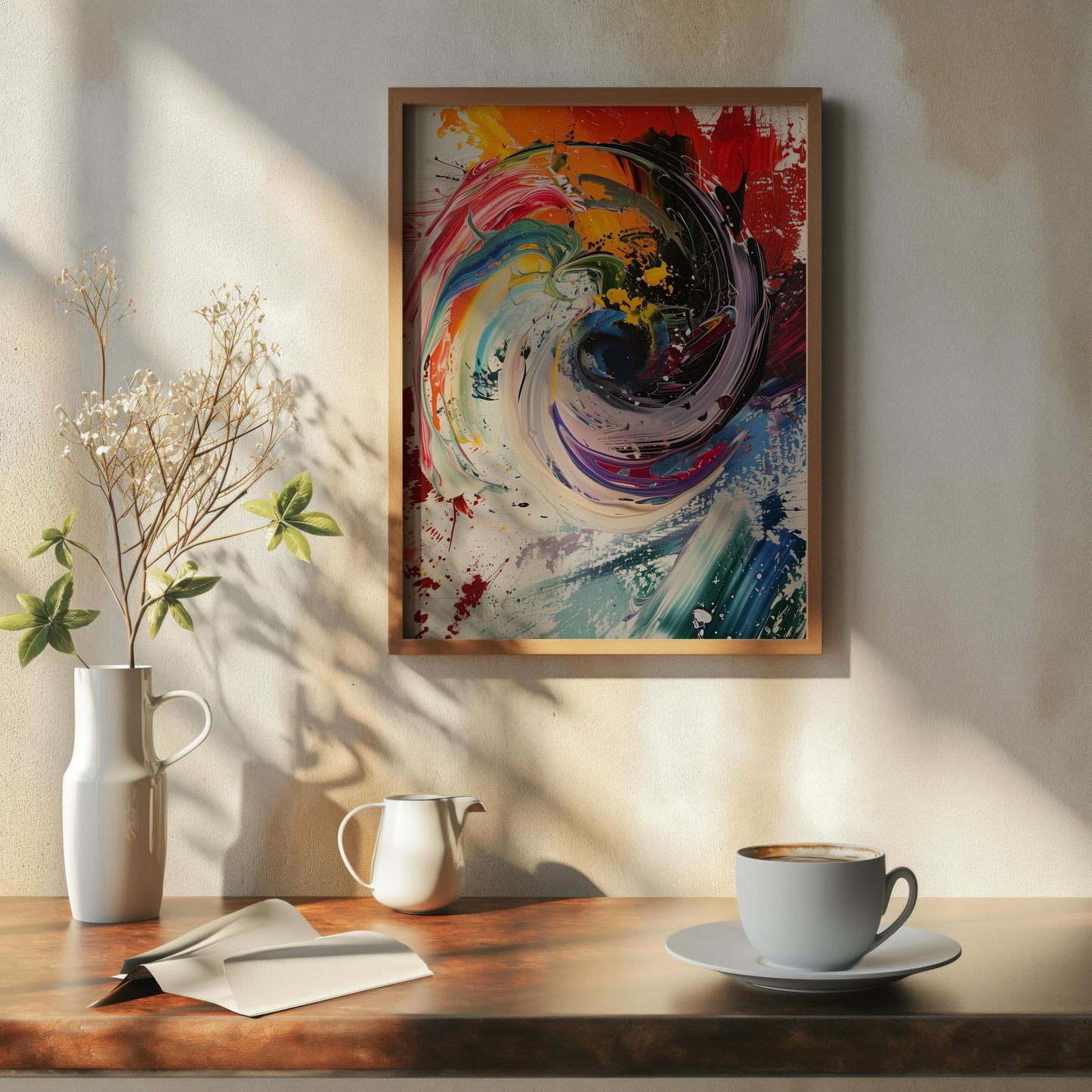 Vortex of Creativity | Wooden Framed Poster