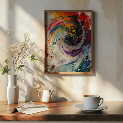 Vortex of Creativity | Premium Wooden Framed Poster