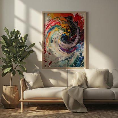 Vortex of Creativity | Premium Wooden Framed Poster