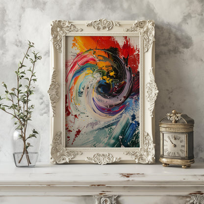 Vortex of Creativity | Wooden Framed Poster