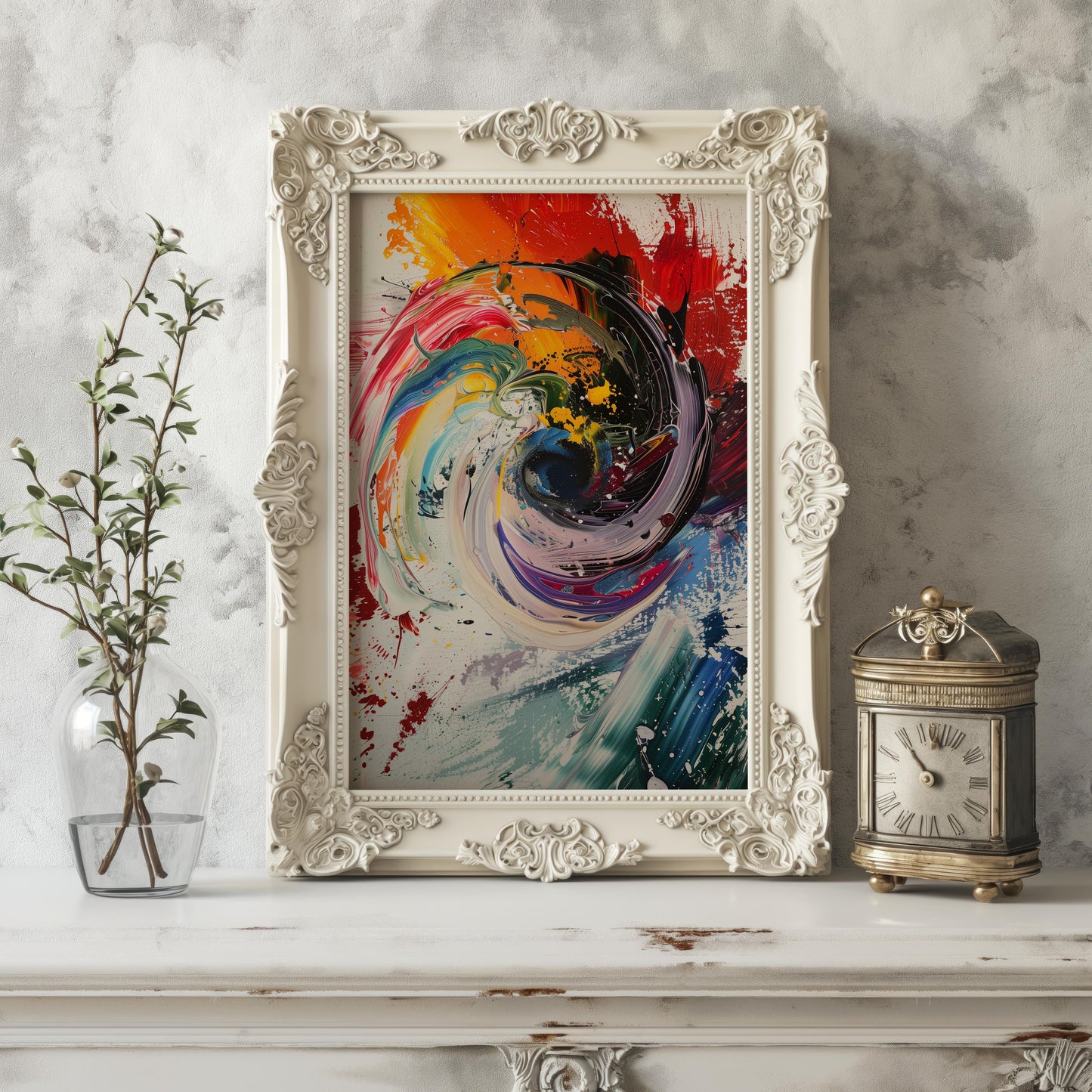 Vortex of Creativity | Metal Framed Poster