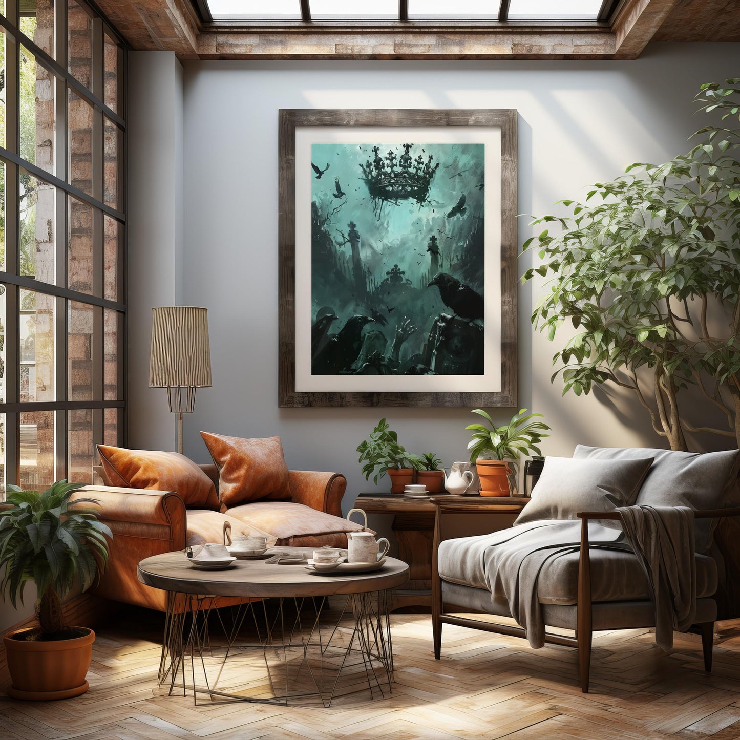 Echoes of the Fallen Crown | Wooden Framed Poster