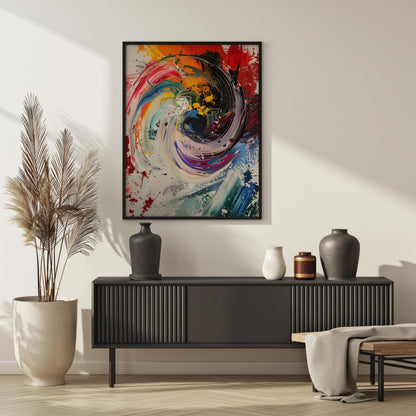 Vortex of Creativity | Wooden Framed Poster