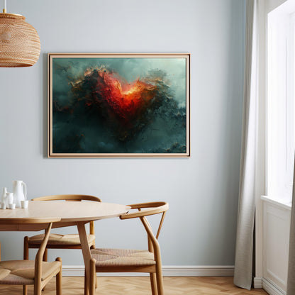 Heart of the Abyss | Wooden Framed Poster