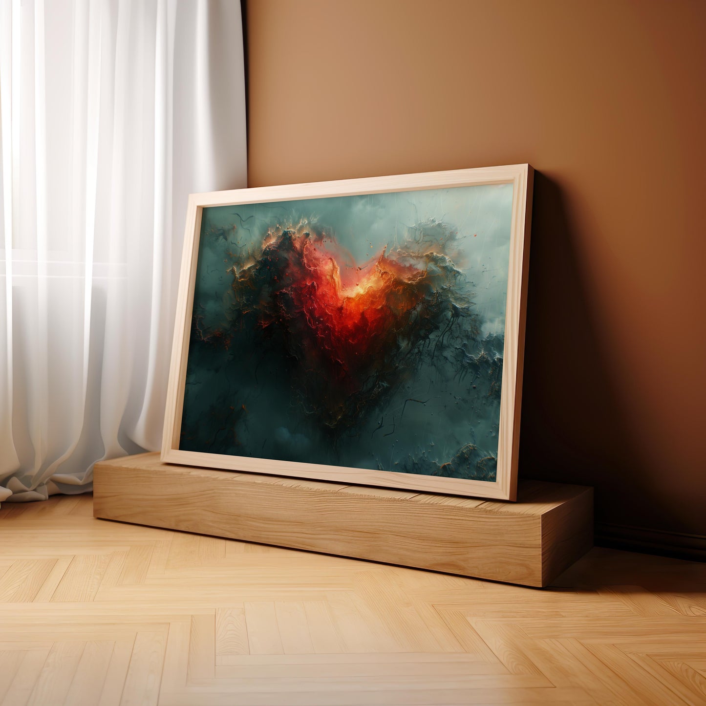 Heart of the Abyss | Wooden Framed Poster