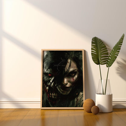 Dualities of Darkness | Metal Framed Poster