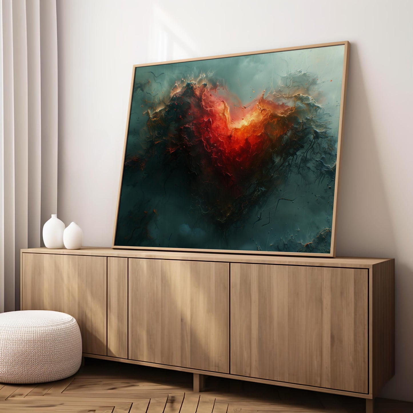 Heart of the Abyss | Wooden Framed Poster