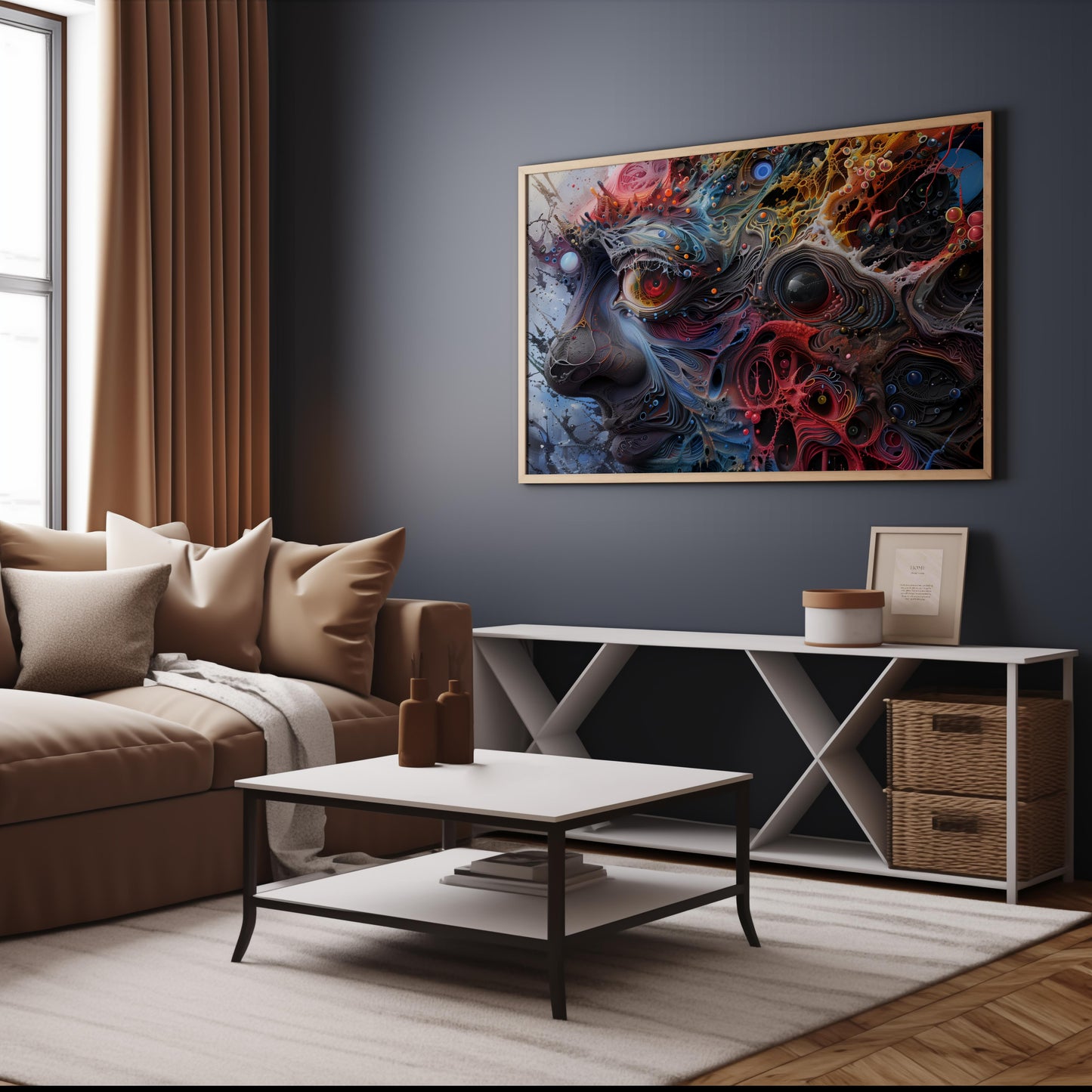 Ethereal Visionary | Brushed Aluminum Print