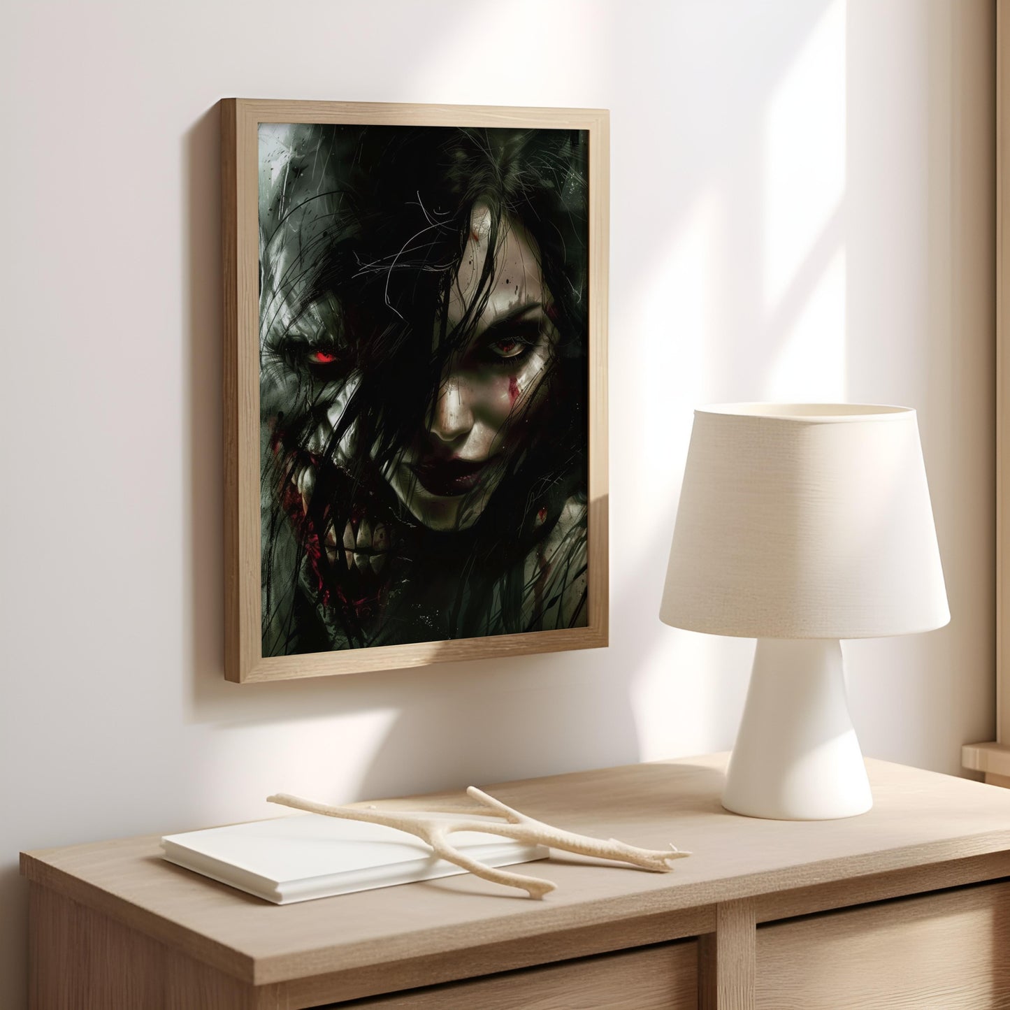 Dualities of Darkness | Metal Framed Poster