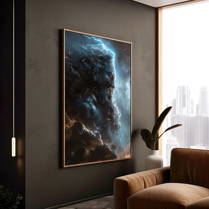 Thunderous Command | Premium Wooden Framed Poster