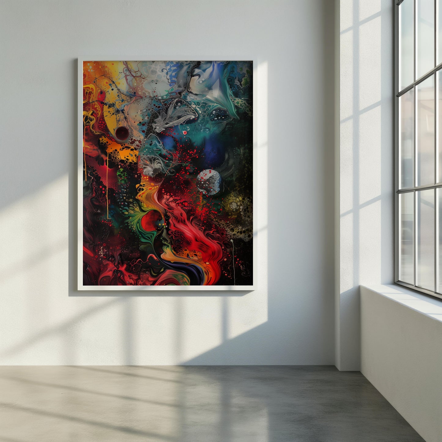 Chromatic Visions | Premium Wooden Framed Poster