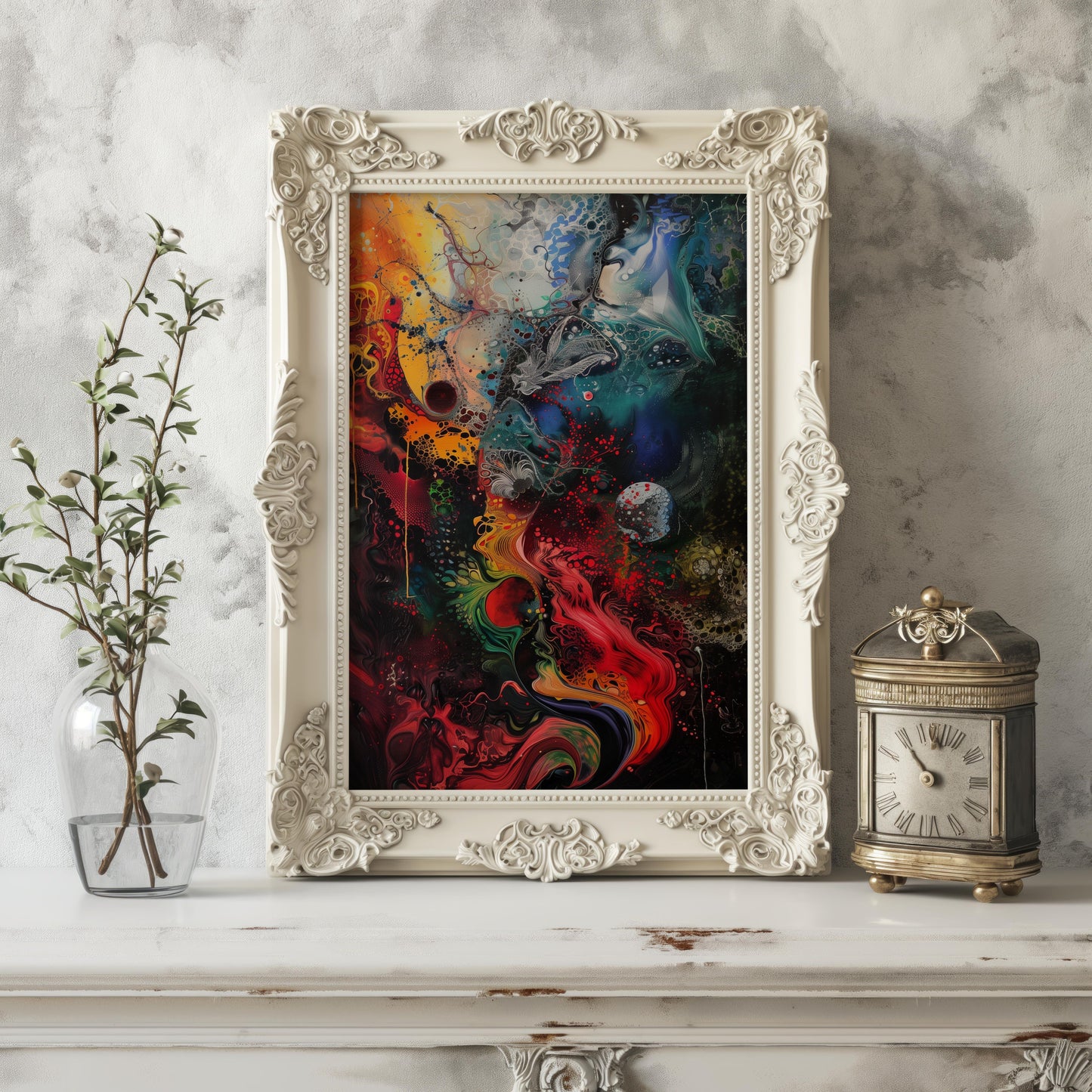 Chromatic Visions | Wooden Framed Poster