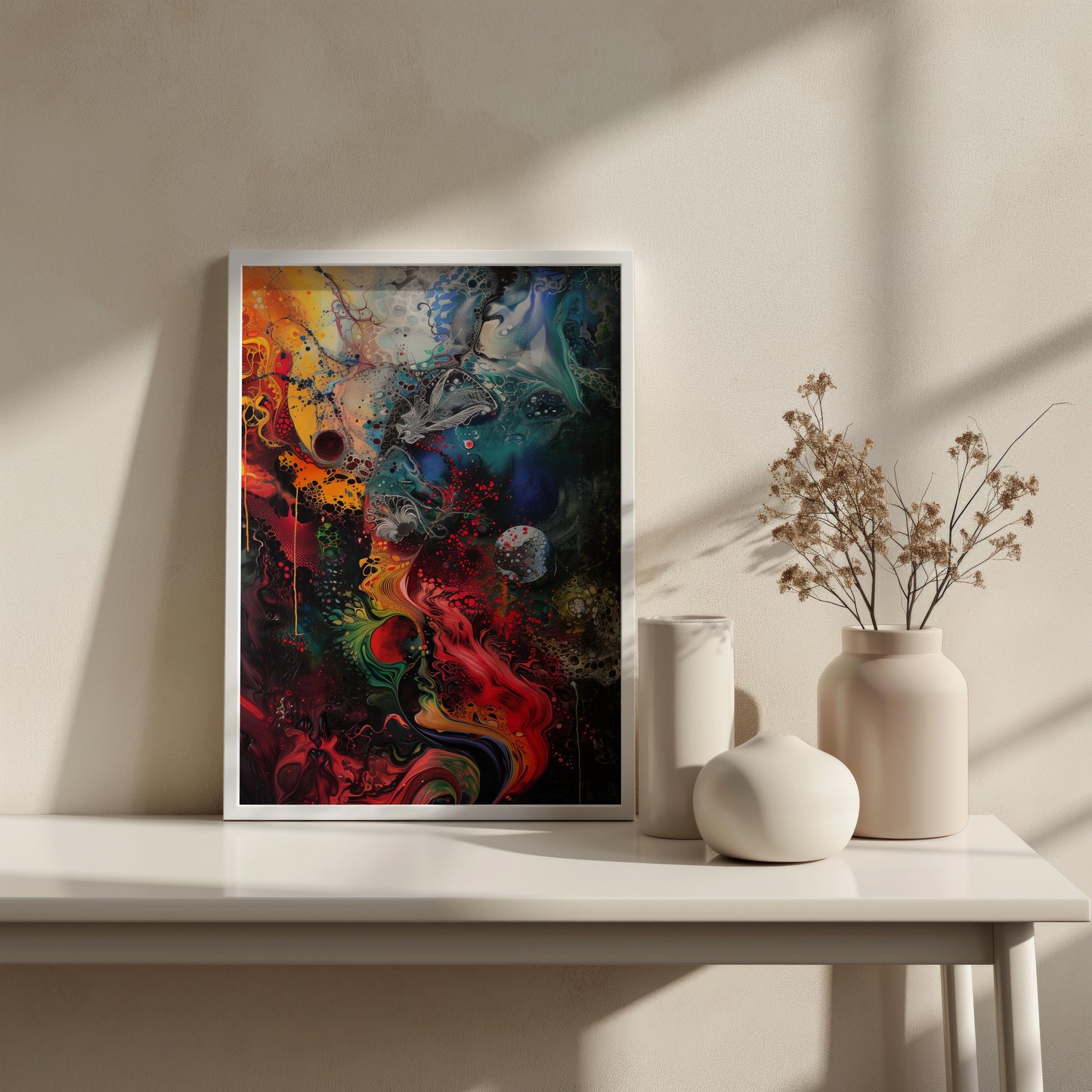 Chromatic Visions | Premium Wooden Framed Poster