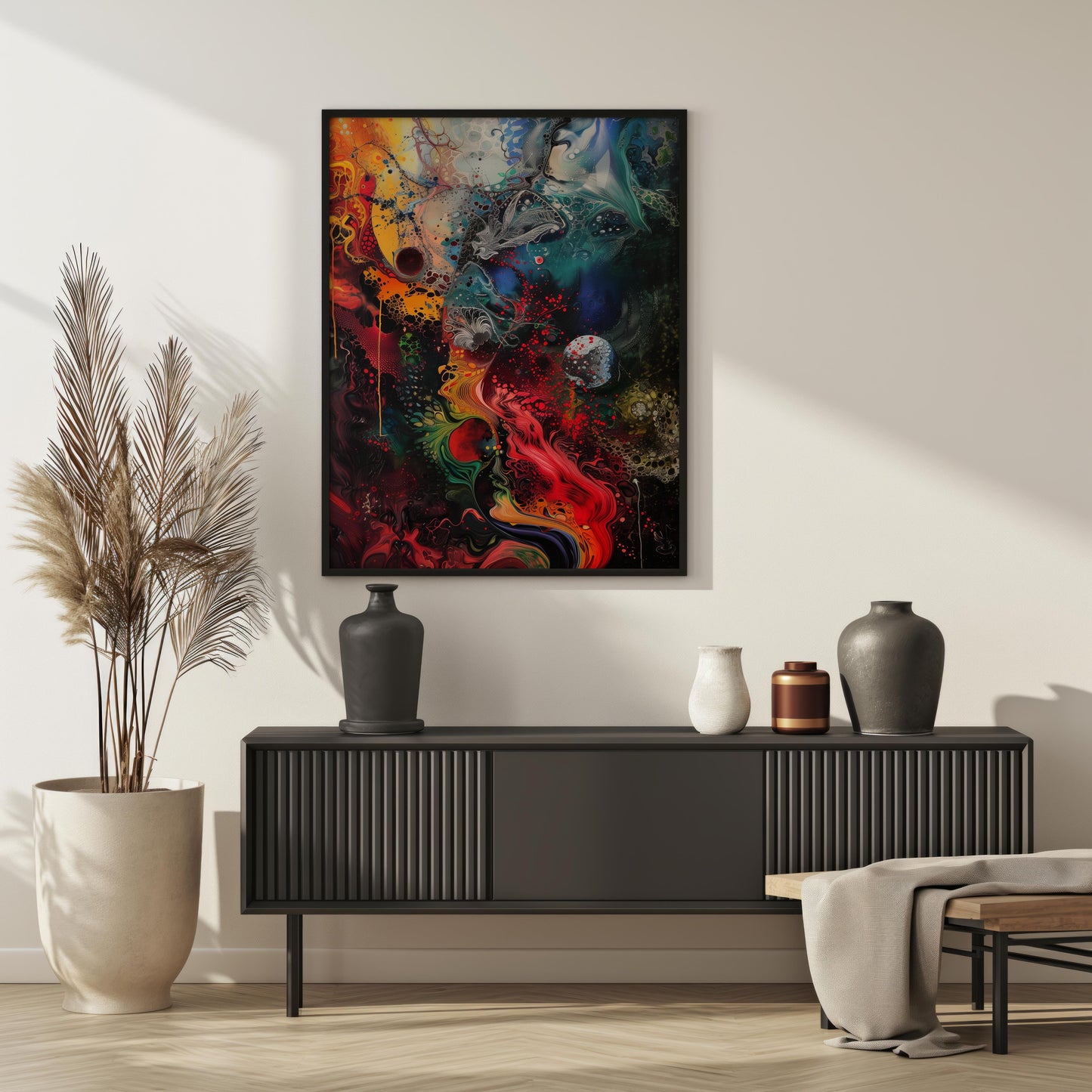 Chromatic Visions | Wooden Framed Poster