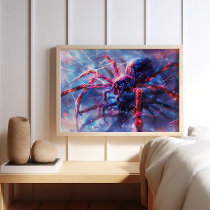 Neon Weaver | Wooden Framed Poster