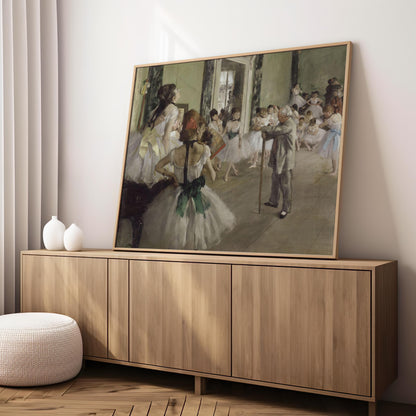 The Ballet Class | Wooden Framed Poster