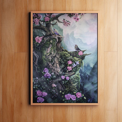 Verdant Sonata | Wooden Framed Poster