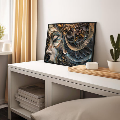 Serenade of the Spirals | Brushed Aluminum Print