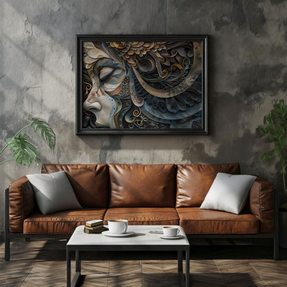 Serenade of the Spirals | Brushed Aluminum Print