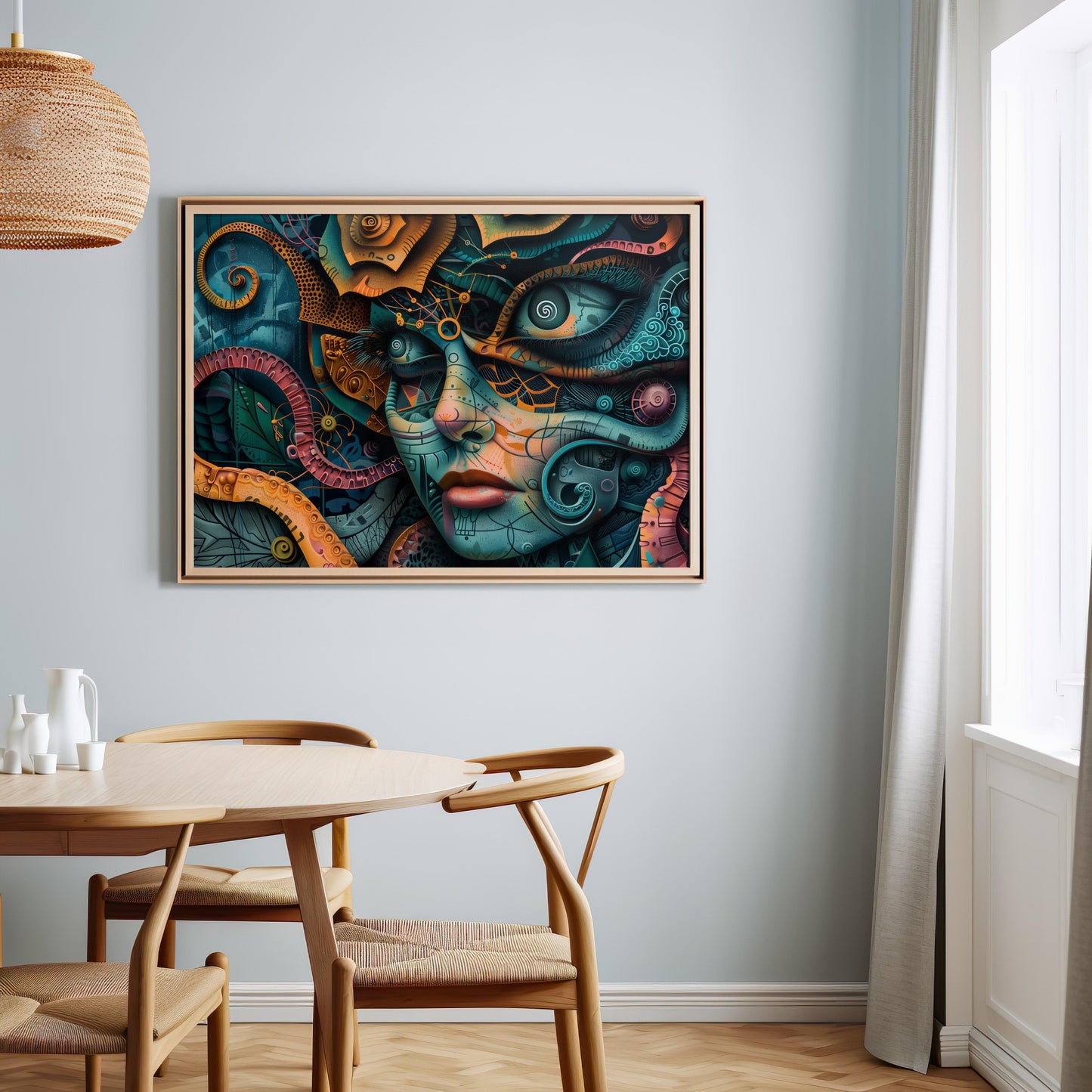 Mechanical Muse | Wooden Framed Poster