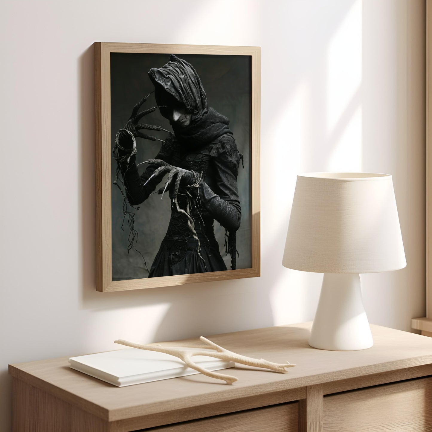 Enigma of the Veiled | Premium Wooden Framed Poster