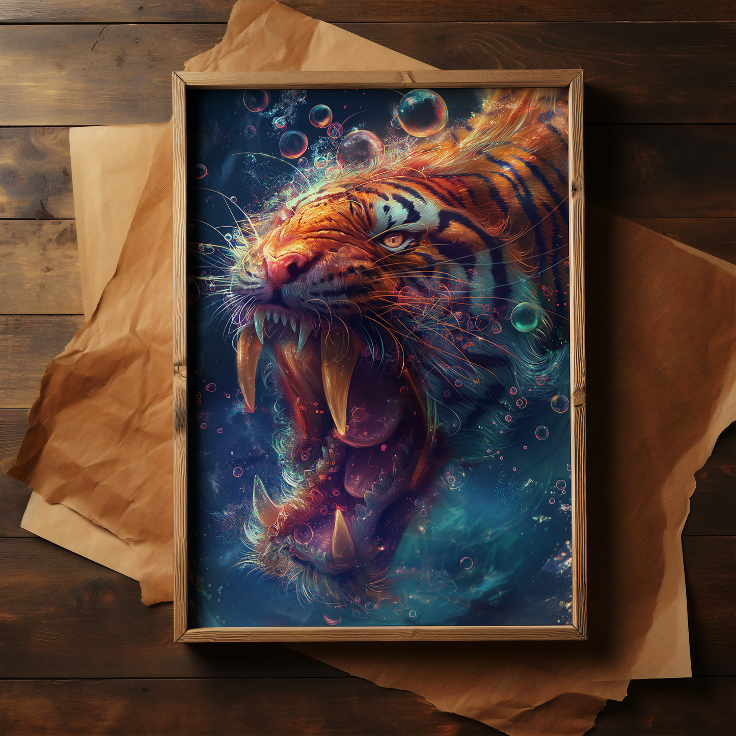 Mystic Soar | Wooden Framed Poster