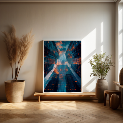 Dance of the Dusk Skies | Wooden Framed Poster