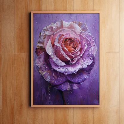 Dew-kissed Elegance | Premium Wooden Framed Poster