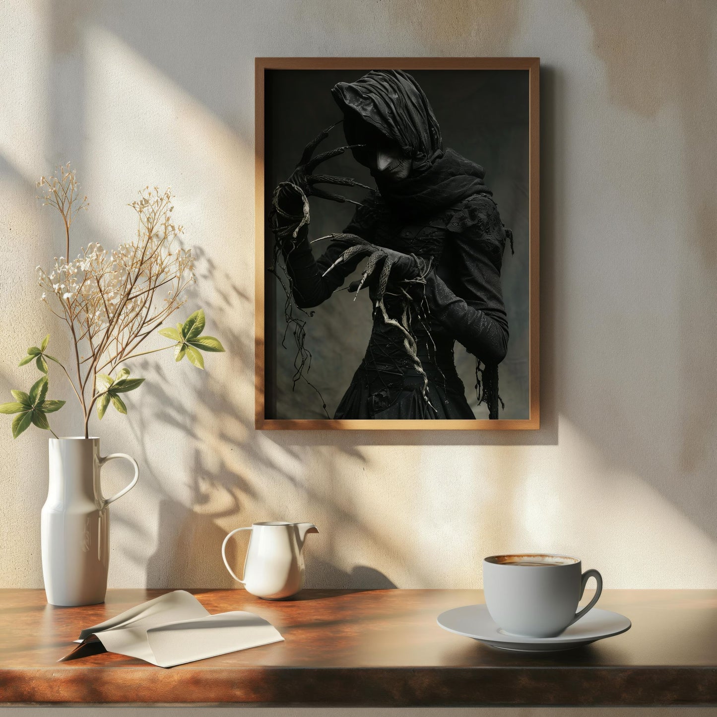 Enigma of the Veiled | Premium Wooden Framed Poster