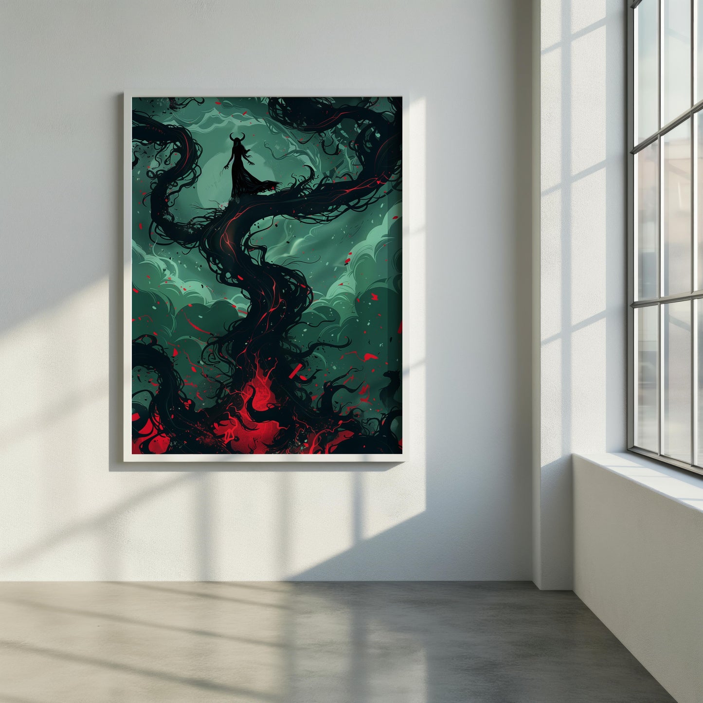 Abyssal Enchantress | Premium Wooden Framed Poster